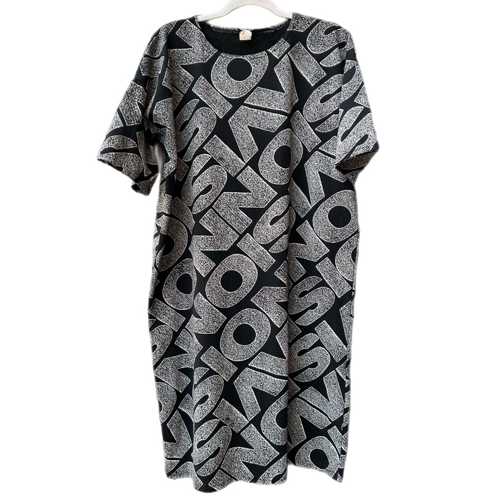 SOLD 1980’s VISION print t-shirt dress